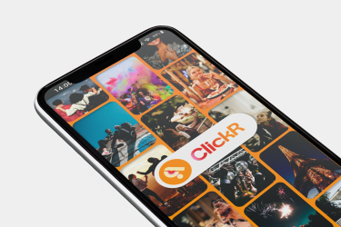 Maquette mockup de l'application ClickR