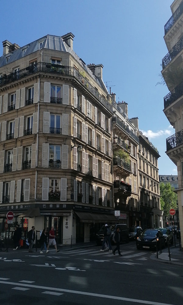 Photo d'une rue de Paris'